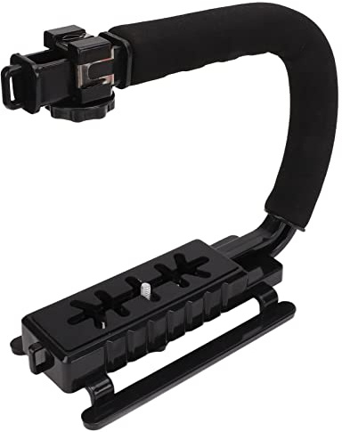 Cuifati Stabilisateur Portatif, Poignée avec Support Accessoire pour Caméscope DSLR DV Vidéo, pour Nikon Sony Panasonic Pentax