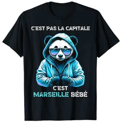 C'est Pas la Capitale C'est Marseille bébé Marseille Fan T-Shirt