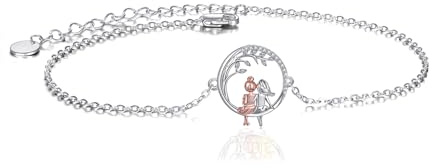 VONALA 925 Sterling Silber Schwester Herz Armband, unendlichkeitszeichen Schmuck Freundschaft Geschenke für Damen Mädchen