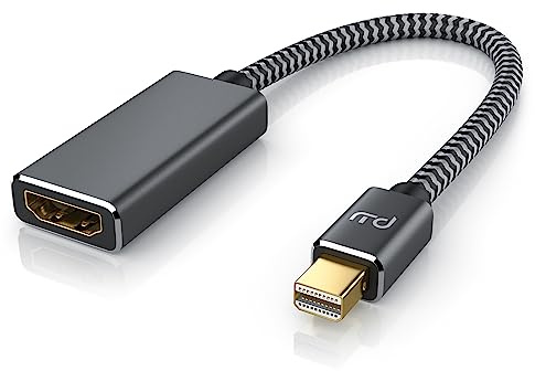 CSL - 4K DisplayPort auf HDMI Adapter, Unidirektionaler DP Quelle zu HDMI Display Verbindungsadapter, kompatibel für Laptop, PC, Monitor, TV, Projektor