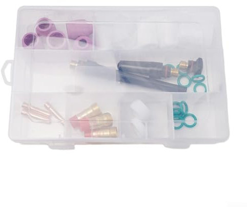 WIG-Schweißbrenner-Set, WIG-Schweißbrenner-Set, TIG-Schweißbrenner, Zubehör, für WP-17, WP-18, WP-26 Schweißbrenner, 31-teilig