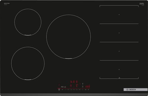 Bosch PXV831HC1E Series 6, Incasso Piano cottura a induzione 80 cm Nero