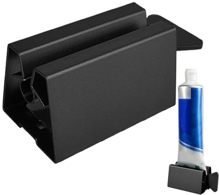 Rodillos exprimidores de pasta de dientes, dispensador de tubos de | aluminio, soporte para tubo de pasta de dientes para apretar fácilmente, ayuda para la vida diaria para tinte de cabello, cre