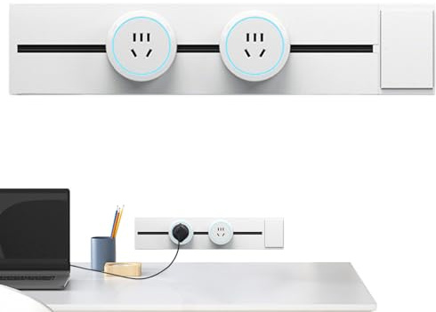 Elektriskt förlängningsuttag | Flexibel grenuttagsskena | Löstagbara och mobila uttagsadaptrar för, lägenhet, sovsal, skola, hotell, vardagsrum, kontor, plats för