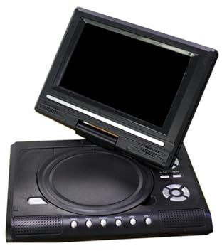MKHQST Portable Dvd Player Mini Lettori Dvd 7,8 Pollici Desktop Digitale Smart TV Lettori CD Met Afstandsbediening Draagbaar Reistheater