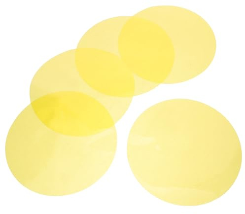 UKCOCO 5 Filtri Luce: Fogli Autoadesivi Che Cambiano Colore per Lampade - Pellicola di Correzione Della Luce Calda per Decorazioni per La Casa, Camera da Letto, Sala da Pranzo