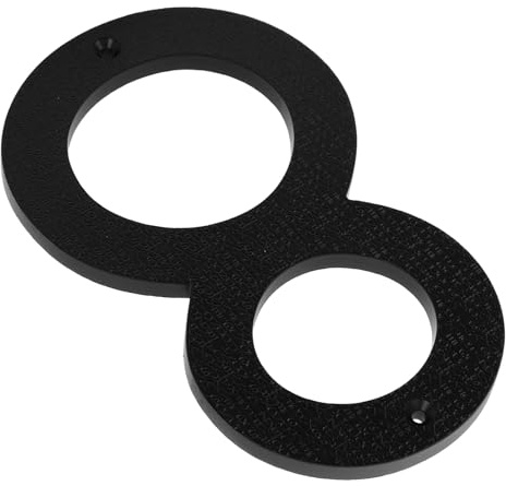 Alipis 8 Inch Black House Number 8 Address Number Sign for Door Garden Mailbox Modern Floating Style Suitable for Home Villa School and Community Use