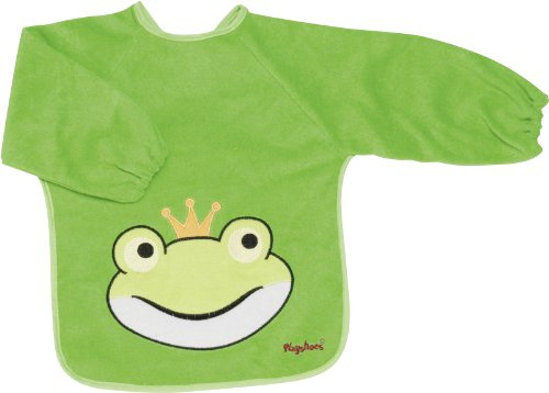 Playshoes Unisex Baby Ärmel-Lätzchen Langarm 507136, 29 - Grün, Einheitsgröße (1er Pack)