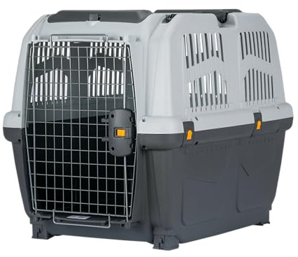 Nobby Skudo Lata Traveller Transportbur, 79 x 58.5 x 65 cm, Grå/Vit