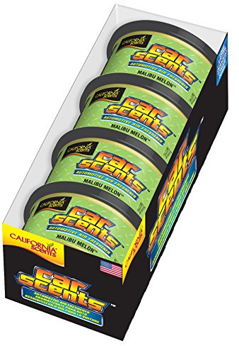 California Scents CCS-430TR Lufterfrischer „Malibu Melon“, 4 Stück