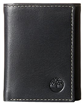 Timberland Hommes Cuir Noir en Pliable Portefeuille D01388/08