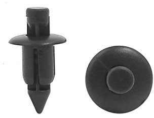 sourcing map 10 Stücke Kunststoff Push Pin Clips 6mm Für Autos Busse LKW | Leichtgewicht, Hervorragende Isolierung, Für Kotflügel, Türverkleidung, Motorabdeckung, Radlaufabdeckung