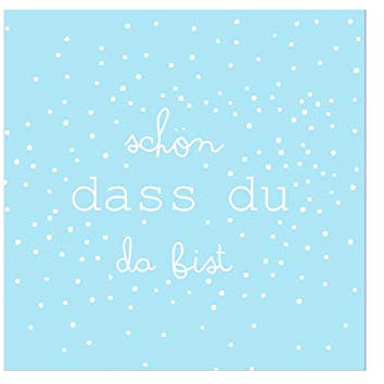 Räder Serviette Schön das du da bist