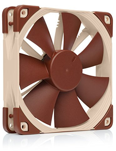 Noctua NF-F12 5V PWM, Ventola Silenziosa di Qualità Premium con Cavo Adattatore USB, 4-Pin, Versione da 5V (120 mm, Marrone)