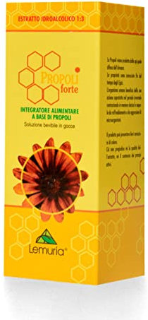 Lemuria - Propoli Forte 30 ml - Estratto Idroalcolico di Propoli per le Difese Immunitarie - Made in Italy