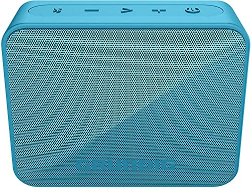 Grundig GBT Solo Blue - Bluetooth Lautsprecher, 30 Meter Reichweite, mehr als 20 Std. Spielzeit, Blau