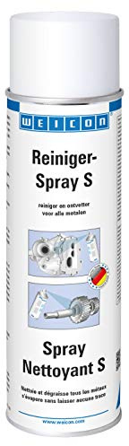 WEICON Spray Nettoyant S 500 ml/Dégraissant pour l’industrie et le ménage/Pour tous les métaux, le verre, la céramique et de nombreux plastiques