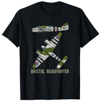 Bristol Beaufighter British WW2 Plane Airplane T-Shirt