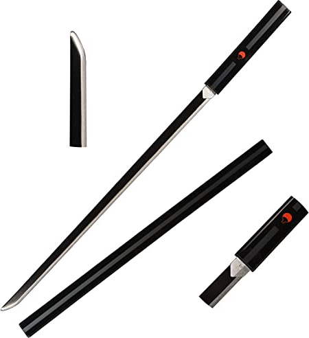 Skyward Blade Wooden Samurai Katana Sword, Black, Anime Style, Sasuke, No Family Logo, 101.5 cm, 0.35 kg