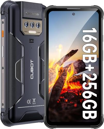 CUBOT Kingkong Power Rugged Smartphone (2023), 10600mAh, 16GB+256GB/1TB, Telefono Indistruttibile Android 13, LED Torcia, 6.5 FHD+, 48MP+20MP Camera, IP68/IP69K Impermeabile Celllare Antiurto NFC