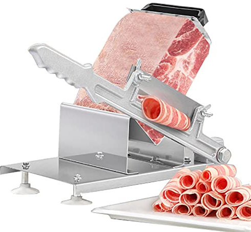 JHLP Electric Deli Food Slicer For Home - Multifunctional Meat Slicer, 11mm Adjustable Thickness - Ideal For Meat, Bread, Cheese