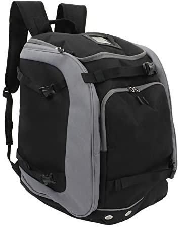 Skitasche, Wasserdichter Rucksack Zum Snowboarden, Skischuh-Rucksack, Snowboard-Tasche, Skischuh-Tasche, 65 L, Gro?es Fassungsverm?gen, Oxford-Stoff, Mehrere F?cher, Snowboard-Rucksack für Reisen, Cam