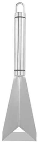 HUAOSN Coltello per Intaglio Frutta, Coltello per Frutta e Verdura a Forma Triangolare, Coltello per Canale a Forma Triangolare in Acciaio Inossidabile, Coltello per Canale Antiscivolo per la Decorazi