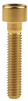Titanium Bolt M5/m6x10-65mm Seatpost Overhead Brake Allen Key Screw for Bike, Gold, M5,10mm