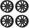 4x AUTEC Felgen Alufelgen SKANDIC 7.0x17 ET35 5x114,3 Schwarz matt kompatibel mit Kia Optima XCeed Niro Sportage Carens Venga ceed Soul ProCeed