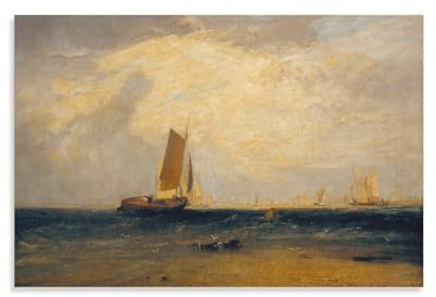 Joseph Mallord William JMW Turner Prints Painting (141) Posters Art Print Wall Photo Paint Poster Hanging Picture Family Decor 12x18inch(30x45cm)
