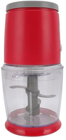 Picadora De Carne Eléctrica De 400 Vatios con Picadora Pequeña De Acero Inoxidable De 4 Hojas para Uso Doméstico, Mini Procesador De Alimentos Compacto Y Seguro, Adecuado para La