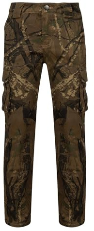 A2Z 4 Kids Boys Camo Cargo Trousers Army-Style Pants - Adventure Pants 310014 Camo 11-12