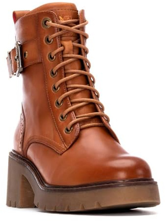 Carmela - Botín Mujer Camel - Calzado Cómodo y Versátil - Moda casual - Modelo 16256801 (Talla 36)