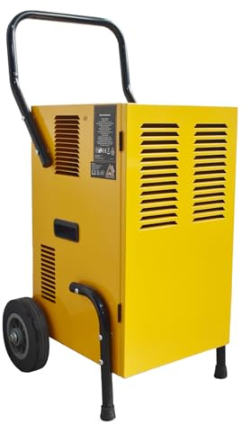 DE XI SEN LI Luftentfeuchter 50L/Tag – 5,5L Tank – Fläche bis 90 m² / 230 m³ – Auto-Modus & Timer –Bautrockner – für Keller, Wohnung, große Räume(Groß)