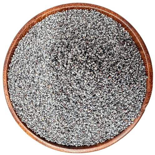 NY Spice Shop Whole Poppy Seeds - Nutritious and Flavorful Black Poppy Seeds for Baking, Cooking, Salad Dressing - Natural Flavor Seed and Ideal for Baking and Toppings (1 Pound)