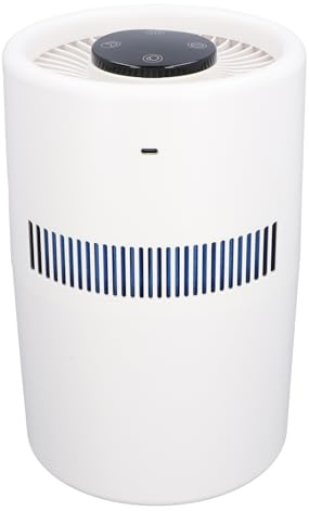 Purificador de aire y humidificador, 2 en 1, 4 L, gran capacidad, 5 W, humidificador de escritorio con funcionamiento silencioso para dormitorio de oficina