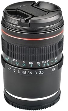 Objetivo for Retratos de 85 mm f/1.8 con Enfoque Manual, Compatible con Montura Canon R8, R10, R50, R5, R5C, R6, R, Ra, RP Mark II, R7 y R10.