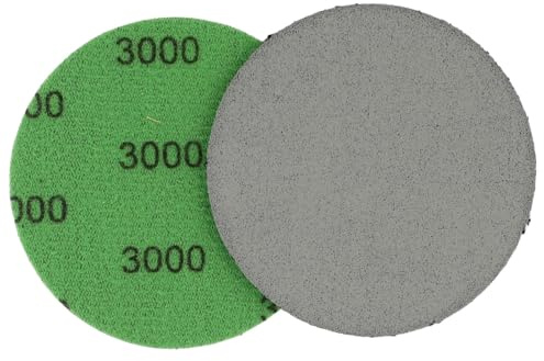 Violiica Lot de 10 disques de ponçage en mousse P3000 pour polissage automobile et finition de peinture 75 mm
