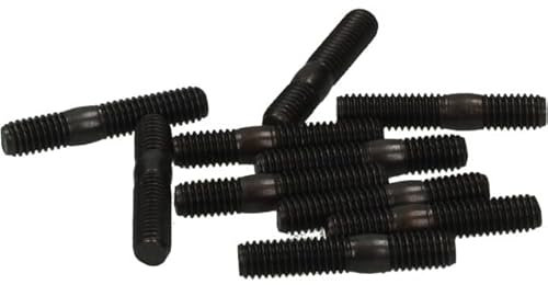 Stehbolzen Naraku 10er Set - M6 x M6, Schwarz