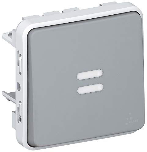 Pulsador luminoso estanco modular Legrand Plexo 069542 IP55