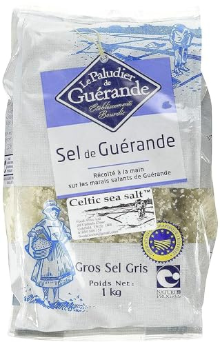 Le Paludier Grobes graues Meersalz aus Guérande (Frankreich), 1er Pack