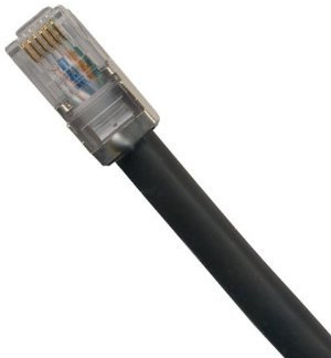Ultra Spec Cables 25ft Outdoor Phone Cable RJ11/RJ12 Direct Burial (Shielded)