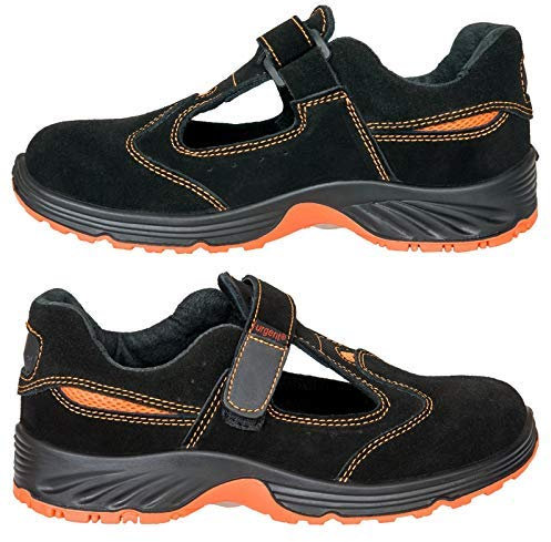 Arbeitssandale Sicherheitssandale Sandale Schutzschuhe Stahlkappe SB (304SB-OR) (42)