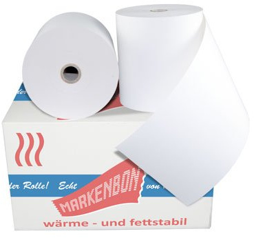 Wärmebeständige & fettbeständige Thermorollen für Epson TM-T 20 von markenbon