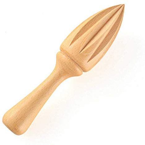 Feixiangge Exprimidor de limón, madera maciza de limón exprimidor manual de limón exprimidor de frutas naranja cítricos exprimidor cono jugo de limón exprimidor de herramientas de cocina