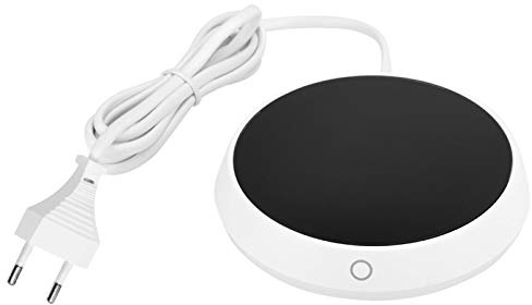 ciciglow Cup Warmer Pad, elektrisches Cup Warmer Pad Desktop Cup Pad Kissenheizung für Kaffee Tee Milch (EU Plug 220V)