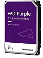 WESTERN DIGITAL HDD SATA 6TB 6GB/S 256MB/PURPLE WD63PURZ WDC