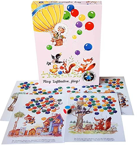 SPIKA | Flieg, Luftballon flieg | Brettspiel | ab 4 Jahre | 2-6 Spieler