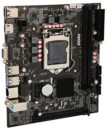 Carte Mère de Jeu, Carte Mère D'ordinateur LGA 1151 Double Canal DDR4 So DIMM 32 Go/s M.2 SATA3.0, Interface HDMI VGA M.2