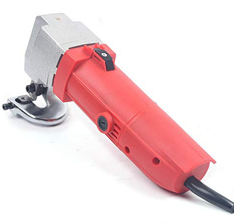 Elektrische Blechschere, 500 W, elektrische Blechschere, geeignet zum Schneiden von dünnen und Metallplatten, Schnittstärke 2,5 mm